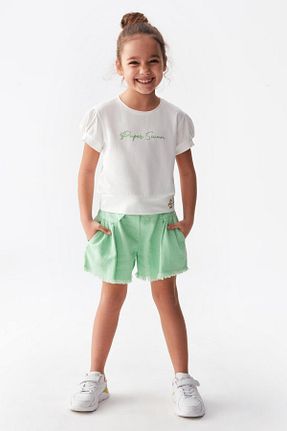 ست بالاتنه و پائین تنه نباتی بچه گانه بافت Nk Kids - کد 809827763