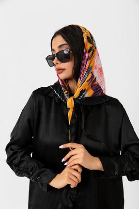 روسری رنگی ساده nehir eşarp - کد 820930827