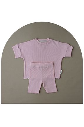 ست بالاتنه و پائین تنه صورتی بچه گانه بافت Evalin-go Sling Babyroom - کد 820996790