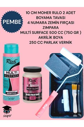 رنگ اکریلیک صورتی SEYFİKİRTASİYE - کد 821116917