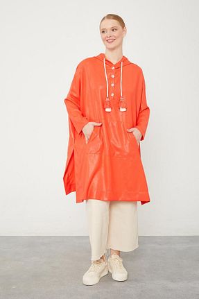 تونیک نارنجی زنانه تریکو Levidor - کد 821364313
