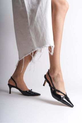 کفش پاشنه بلند کلاسیک مشکی زنانه پاشنه نازک پاشنه متوسط ( 5 - 9 cm ) کد 815542264