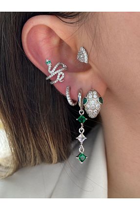 گوشواره جواهر زیرکن Pinery Jewels - کد 821562872