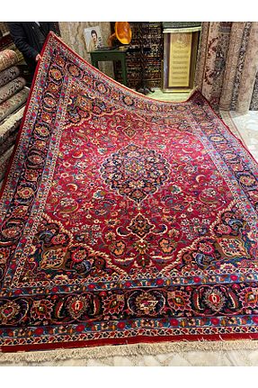 فرش زرشکی زیره ضد لغزش RD RAMAZAN DAĞ EL HALI SANATI - کد 821604341