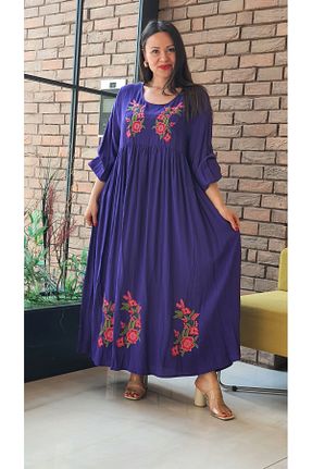 لباس بنفش زنانه بافتنی Park Moda - کد 821672267