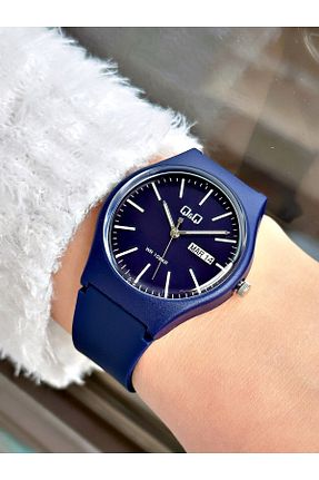 ساعت مچی سرمه ای زنانه 36-40 میلی متر Q&Q - کد 322006391