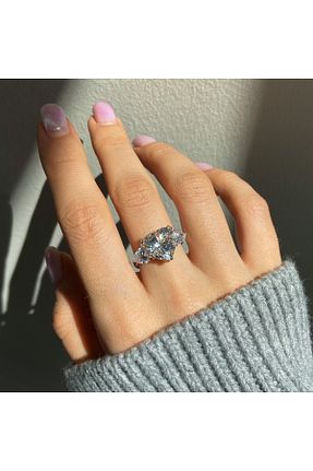 انگشتر نقره زنانه زیرکن GÜLŞAH SEZER - کد 821593124