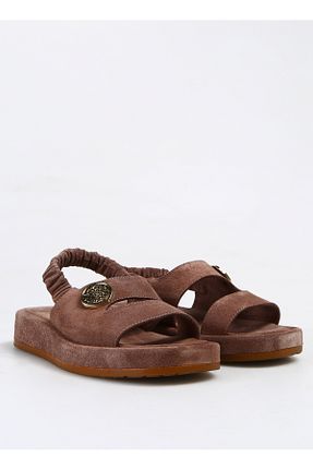 صندل قهوه ای زنانه پاشنه تخت Vince Camuto - کد 821647774