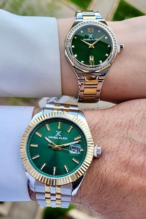 ساعت مچی زرد مردانه 42 میلی متر Daniel Klein - کد 821525025