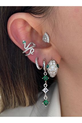گوشواره جواهر زیرکن Pinery Jewels - کد 821562872
