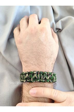 دستبند اسپرت قهوه ای زنانه Sewille Design Hand Made - کد 821732612