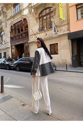 کت سفید زنانه Relaxed Rabury Butik - کد 821747783