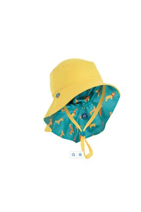 کلاه زرد بچه گانه پلی استر Decathlon - کد 821845727