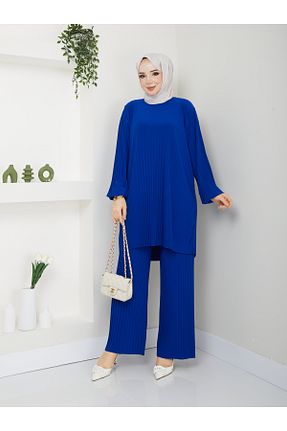 ست بالاتنه و پائین تنه حجاب سرمه ای زنانه کارگو MODAMÜNASİP - کد 821949010