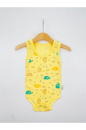 بادی و سرهمی نوزادی قهوه ای بچه گانه %100 پنبه ارگانیک EFU BABY - کد 822016423