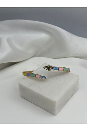 دستبند استیل (فولاد) رنگی زنانه استیل (فولاد) Yıldız Accessory - کد 822085341