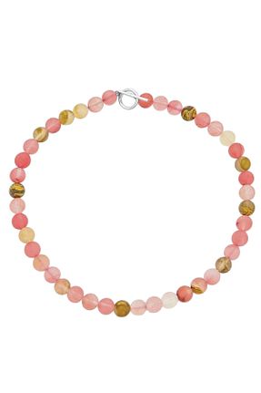 گردنبند جواهر رنگی زنانه سنگ NBS Beautiful Naturel Stones - کد 822025643