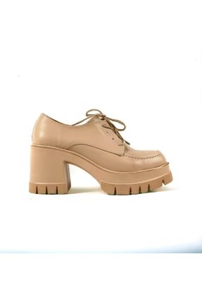 کفش کژوال بژ زنانه چرم مصنوعی پاشنه بلند ( +10 cm) پاشنه پلت فرم کد 795042566