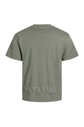 تی شرت خاکی مردانه رگولار تکی کد 822091794