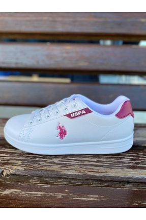 کفش اسنیکر سفید زنانه بند دار U.S. Polo Assn. - کد 822151645