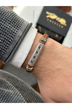 دستبند جواهر قهوه ای زنانه زیرکن cheetah quality - کد 657700209