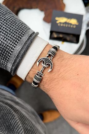 دستبند جواهر مردانه زیرکن cheetah quality - کد 765926336
