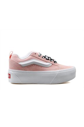 کفش اسنیکر صورتی زنانه بند دار Vans - کد 822183743