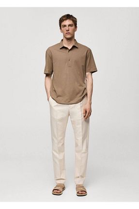 تیشرت سبز مردانه اسلیم فیت MANGO Man - کد 822181703