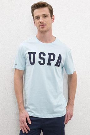 تیشرت آبی مردانه رگولار U.S. Polo Assn. - کد 822220305
