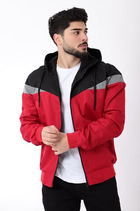 کاپشن قرمز مردانه اسلیم فیت Stilkombin - کد 135435206