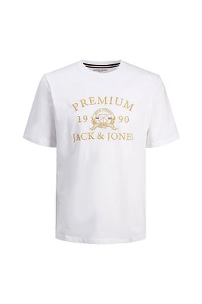 تیشرت سفید بچه گانه رگولار Jack & Jones - کد 822330592