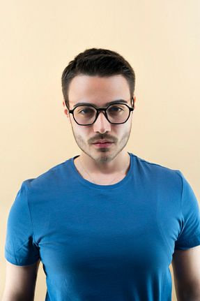 عینک محافظ نور آبی مشکی زنانه مات LUNOX - کد 822040623