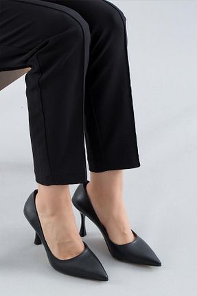 کفش پاشنه بلند کلاسیک مشکی زنانه چرم مصنوعی Stilbagshoes - کد 822142364