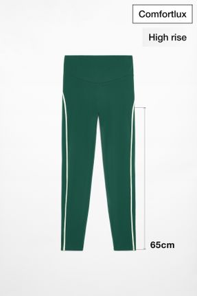 ساق شلواری سبز زنانه بافتنی پلی آمید فاق بلند کد 814166738