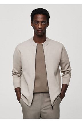 رویه طوسی مردانه الیاف MANGO Man - کد 822182372