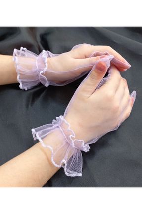 دستکش بنفش بچه گانه پلی استر es moda shop - کد 822255658