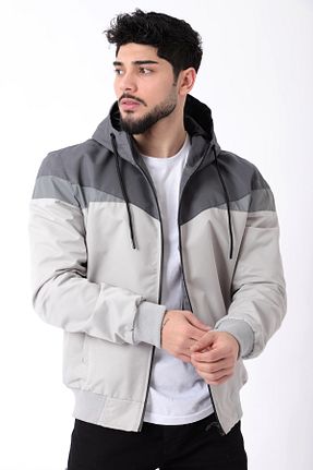 کاپشن طوسی مردانه رگولار Stilkombin - کد 660330095
