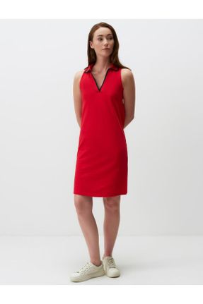 لباس قرمز زنانه بافتنی کد 822326701