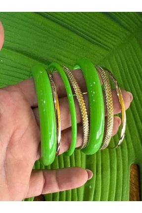 دستبند جواهر سبز زنانه کد 822352751