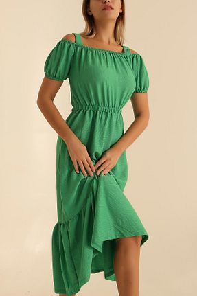 لباس سبز زنانه بافتنی Lumora - کد 822135648