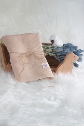 پتوی کودک و نوزاد بژ پنبه ای Butik - کد 822155821