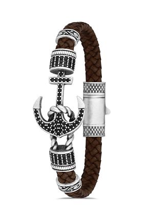 دستبند جواهر مردانه زیرکن cheetah quality - کد 704949506