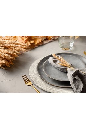 سرویس آمریکائی سفید گرد Klappe Design - کد 822055174