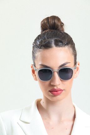 عینک آفتابی طوسی زنانه پلاریزه ilios eyewear - کد 669673316