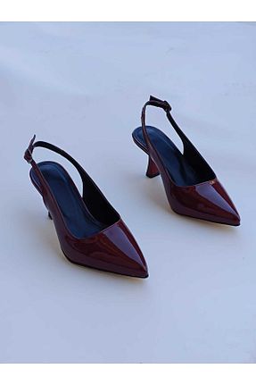 کفش مجلسی زرشکی زنانه چرم لاکی Fusya - کد 822288039