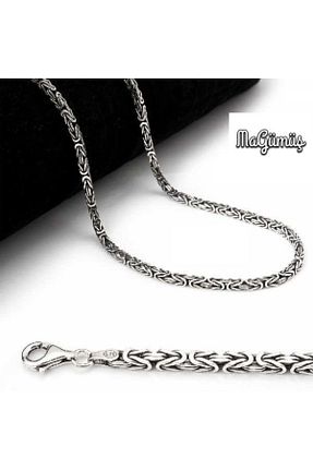 گردنبند نقره مردانه 925 عیار MaGümüş - کد 101375721
