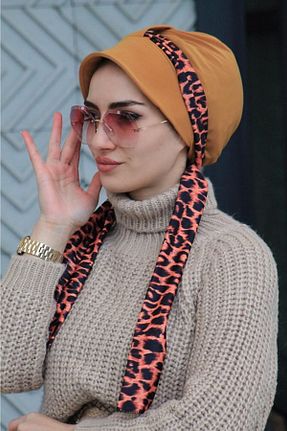 کلاه شنای حجاب زرد زنانه Sahra Şal Dünyası - کد 34407016
