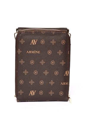 کیف دوشی قهوه ای زنانه چرم مصنوعی Armine - کد 114508311
