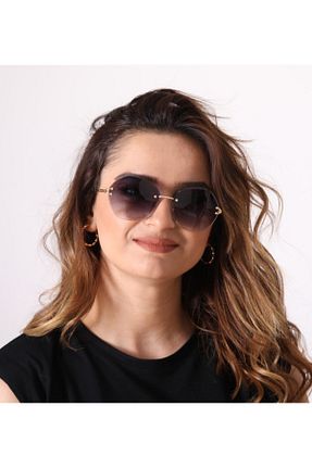 عینک آفتابی طلائی زنانه UV400 ESRADA - کد 114537008