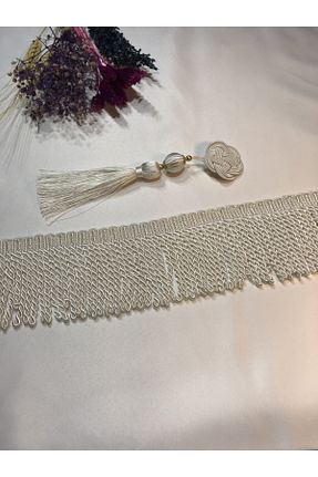 اکسسوری پرده بژ Saççax Exclusive - کد 114850785